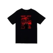 Stoned&Fame Kanye West Baskılı Unisex %100 Pamuk Siyah T-shirt SIYAH Stoned&Fame Kanye West Baskılı Unisex %100 Pamuk Siyah T-shirt SIYAH