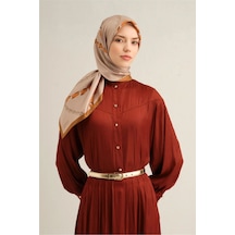 Armine Sura İpek Eşarp 9346d-38 - Vizon Vizon