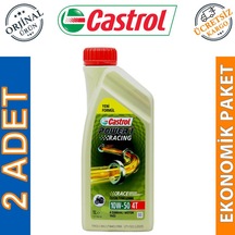 Castrol PoWer 1 Racing 10W-50 4t 1 L Motosiklet Yağı (2 Adet)