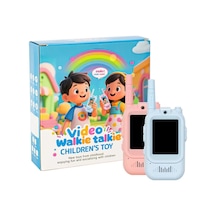 Görüntülü Şarjlı Çocuk Telsiz 2 Li Video Walkie Talkie