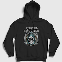 Presmono Unisex Chains Avenged Sevenfold Kapüşonlu Sweatshirt Siyah