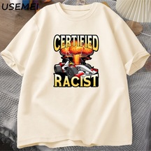 Flood Of Style Sertifikalı İrkçı T-shirt Erkekler Yaz Pamuk Kısa Kollu Tshirt Nostaljik Araba Yarış Racer Ts Haki
