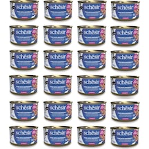Schesir Ton Ve Ringa Balıklı Tam Ve Dengeli Broth Pişirme Suyunda Kedi Konservesi 85 Gr. X 24 Adet