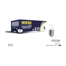 Niken 12v 67 Ampul R10w Ba15s 10 Lu