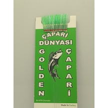 Golden 50 İğneli İstavrit Kösteği 10 No Beyaz İğne 0,15 Mm Köstek Koyu Yeşil