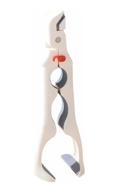 Elmpaly Beyaz 3ü 1 Arada Kaydırmaz Sıcak Tencere Tutacağı Çift Başlı Mutfak Aparatı Beyaz