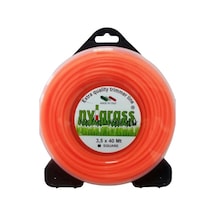 Nylgrass Tırpan Misinası Turuncu Dörtköşe 3.5 Mm 40 Mt