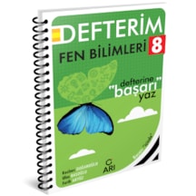 Arı 2025 8. Sınıf Fen Biimleri Defterim