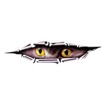 Model1 Baykuş Araba Oto Sticker Yapıştırma Renkli