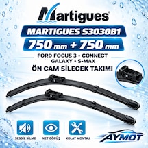 Martigues 750/750 Mm Ön Muz Silecek Takımı Ford Focus 3 Connect Galaxy S-max