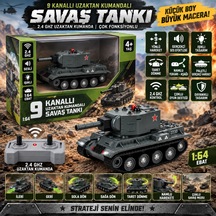 Bezos Sh59658 2.4 Ghz Uzak.kum.tank 9 Yönlü Oyuncak Tank Dmc