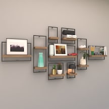 Rafkestir Milano Raf Seti - Model 9 Kafkas Meşe ( Mat )