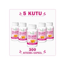 Collagen Multi Collagen 5 Kutu 300 Bitkisel Kapsül Kolajen Takviye Edici Gıda