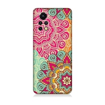 İnfinix Note 11s Uyumlu Tribal Mandala Çiçek Desenli Silikon Kılıf