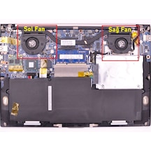 Asus Zenbook Ux32a, Ux32v, Ux32vd Notebook Fan Ver.2 Sol Fan 1 Adet