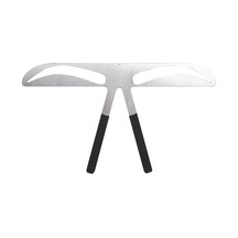 Stil 1 Paslanmaz Çelik Kaş Şablonları Kalıcı Kaş Cetveli Kaş Cetveli Ölçüm Aracı Şekil Şablonu Diğer