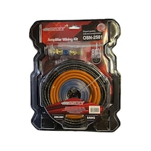 Amfi Kablo Setti , Osn-2581 Amfi Kablo Seti 8awg %100 Bakır Kablo 8ga