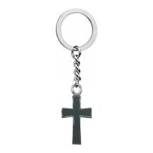 Vintage Haç İşareti Figürlü Gotik Siyah Unisex Anahtarlık Metal Alternatif Aksesuar