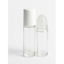 50 Ml Boş Silindir Cam Roll-on Şişesi 140 Adet Şeffaf