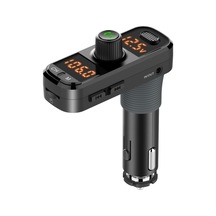 Sones Bc70 Araba Bluetooth 5.0 Fm Verici Radyo Adaptörü Çift Ekran Kablosuz Handsfree Çağrı Mp3 Müzik Çalar Qc3.0 Pd Usb Şarj Cihazı