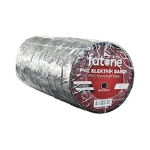 Fatone Yanmaz Pvc Elektrik Bantı Izole Bant 19mm 10yrd Siyah 10 Adet