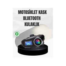 Su Geçirmez Bluetooth 5.3 Kask Kulaklığı 1000mah Bataryalı