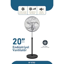 Sinbo Endüstriyel Ayaklı Vantilatör 20'' 130 Watt Sf-6792