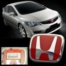 Honda Civic 2006-2012 Fd6 Kırmızı H Ön Panjur Logo
