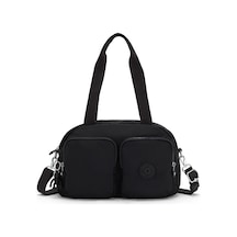 KIPLING Cool Defea Omuz Çantası Orta Boy SİYAH BLACK NOIR