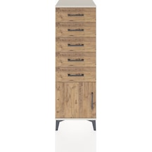 Hyperion Dolap 5 Çekmeceli Tek Kapaklı 44x44x134 Aytaşı-çam Aytaşı