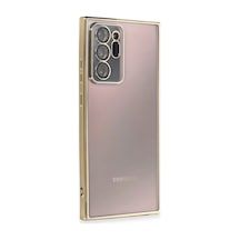Galaxy Note 20 Ultra Kılıf Razer Lensli Silikon - Gold Diğer