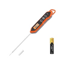 Thermopro Tp15h Ipx6 Su Geçirmez, Işıklı Ekranlı Ve Kalibrasyonlu Uzun Problu Dijital Et Ve Gıda Termometresi