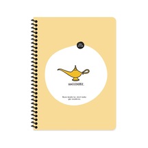 Hisli Şeyler Kareli Spiralli Stickerli Defter Hallederiz 16 5 X 22 5 Çok Renkli