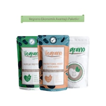 Vegrano Nutritional Yeast  100 G + Bezelye Proteini 100 G + Vegan Çedar Peynir Aroması 100 G