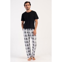 Yake Store Ceplı Erkek P.suprem Tek Alt Pıjama - Gray Gri