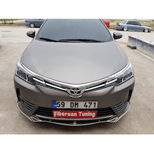 Toyota Corolla Uyumlu (2017...) Ön Tampon Lip ---fibersan Tuning