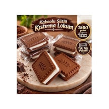 Kakaolu Bisküvili Ve Sütlü Lokumlu Kıstırma Lokum 1500 Gr