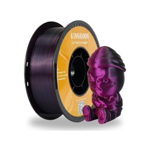 Kingroon Üç Renk Silk Pla Filament - Altın, Fuşya, Siyah - 1.75mm - 1kg