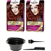 Palette Deluxe Saç Boya 6 - 888 Sonbahar Kızılı 2 Li+Boyama Seti
