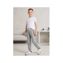 Deniva Kids Erkek Çocuk Gri Cepli Ribanalı Okul Ve Günlük Eşofman Altı
