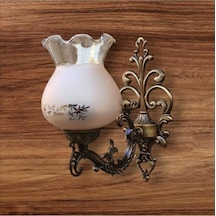 Tekli Elbe Aplik Eskitme Bal Rengi Camlı Kahverengi