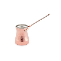 Soy Türkiye El Yapımı İçi Gümüş Kaplama 440ml Bakır Cezve (C4G) Soy Türkiye El Yapımı İçi Gümüş Kaplama 440ml Bakır Cezve (C4G)