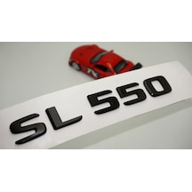 SL 550 Bagaj Parlak Siyah ABS 3M 3D Yazı Logo