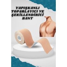 Toparlayıcı Göğüs Bandı Şekillendirici Ten Rengine Uygun Esnek Hassas Ciltlere Uygun - Lisinya Ten Rengi