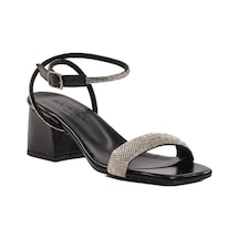 Pierre Cardin Pc-54670 Z Siyah Kadın Taşlı Abiye Sandalet Siyah