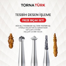 Tesbih Tesbih Desen İşleme Freze Bıçak Seti İşleme Ekipmanı Metalik