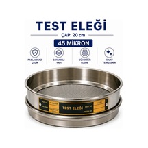 Test Eleği - Çap: 20 Cm 45 Mikron Paslanmaz Çelik