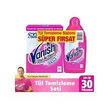 Vanish Kosla Tül Temizleyici Toz 450gr + Parlatıcı 450 Ml 12'li Paket