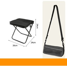 Açık Hava Eğlence, Kamp Ve Yürüyüş Katlanır Tabureler, Kolayca Siyah