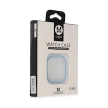 Movenchy Apple, Uyumlu Watch Ultra 49mm Bondy Kasa Koruyucu - Mavi - Özel Seri 8683140682606
